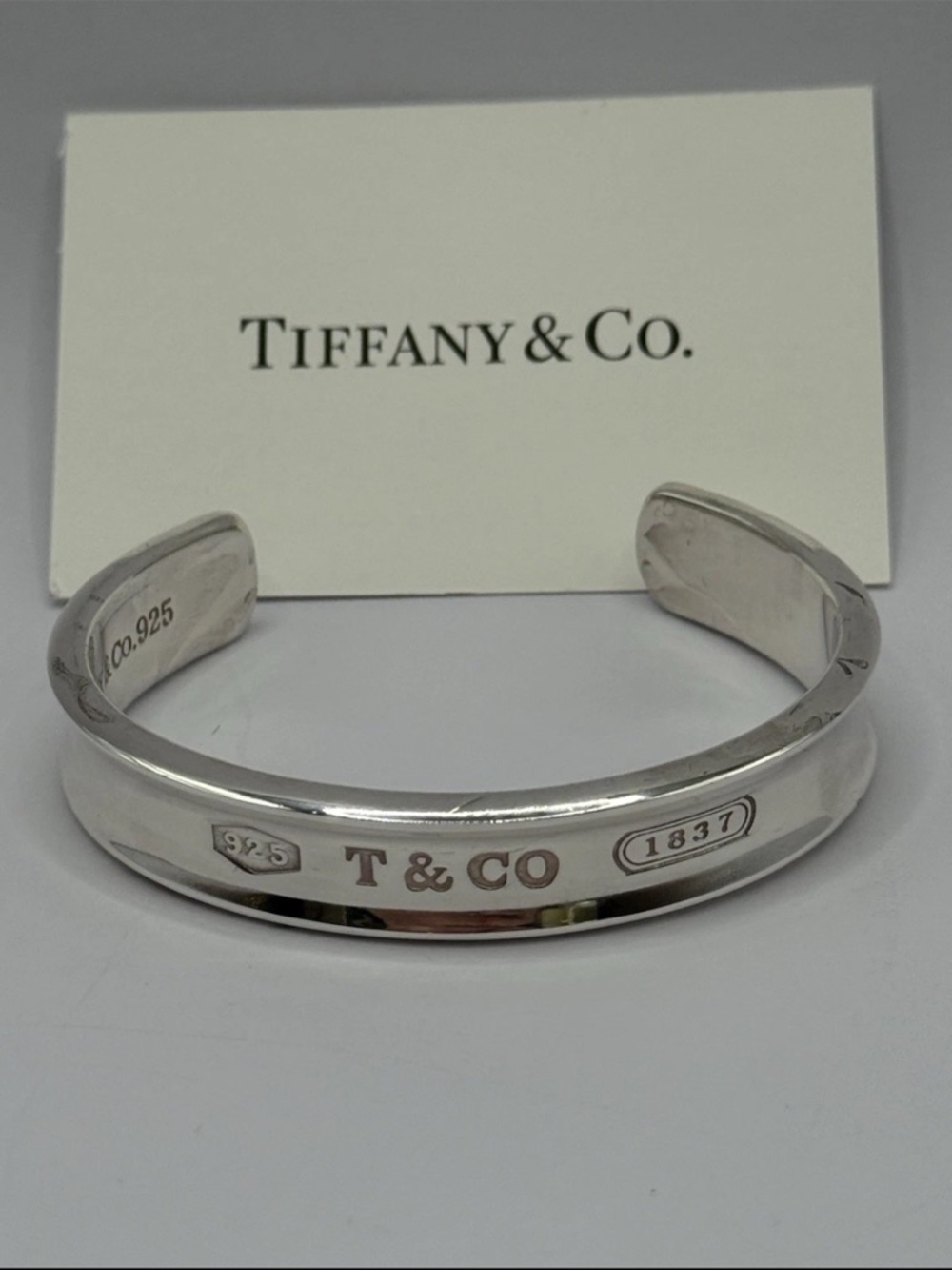 Tiffany & Co 1837 Sterling Silver Cuff Bracelet 1977 Heavy 40.7grams - Picture 3 of 9